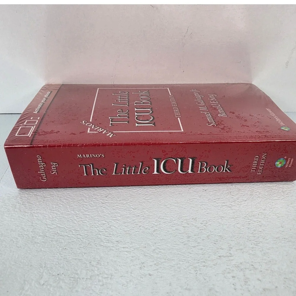 Marino's The Little ICU Book 3rd Edition Galvagno Sing Wolters Kluwer New Sealed
